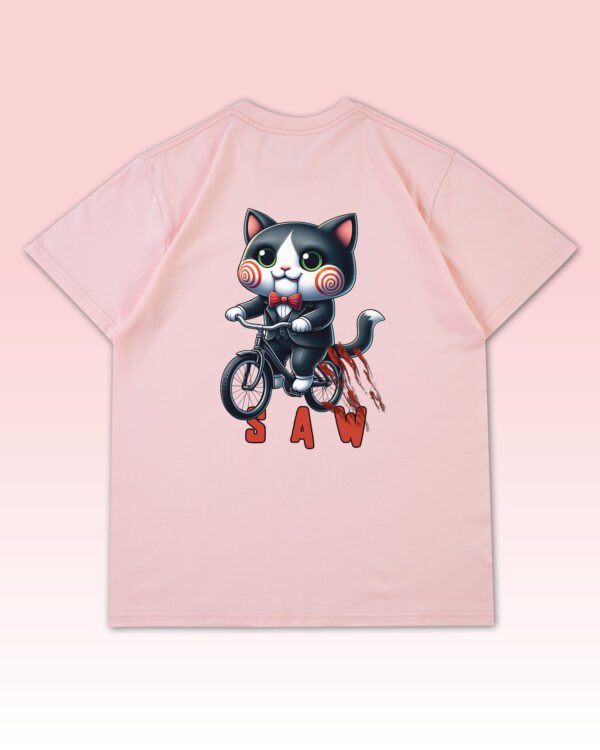 Luźna koszulka damska <br>Saw Cat