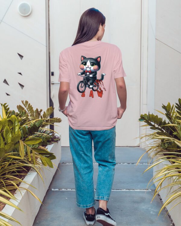Luźna koszulka damska <br>Saw Cat