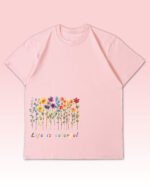 Luźna koszulka męska <br>Life is Colorful