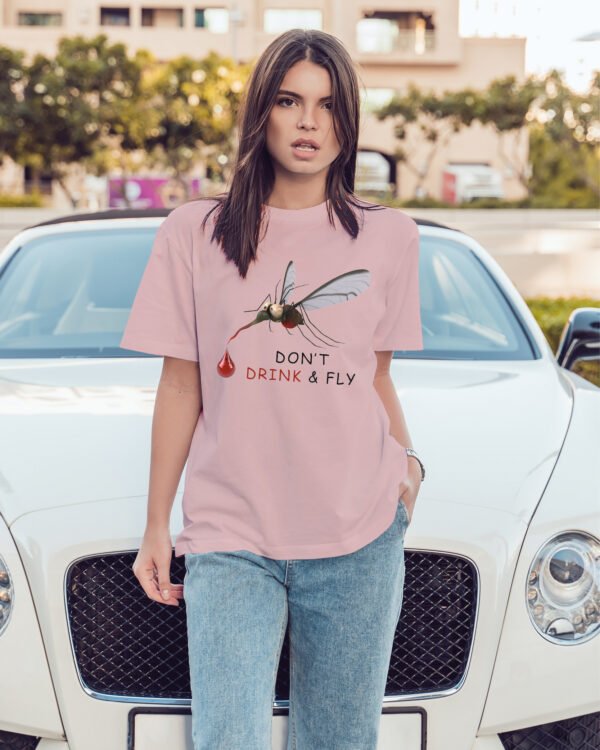 Luźna koszulka damska <br>Don't Drink and Fly