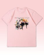 Luźna koszulka męska <br>Piano Music Lover