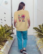 Luźna koszulka damska <br>Flower Love