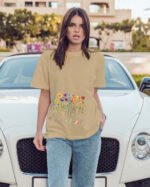 Luźna koszulka damska <br>Life is Colorful