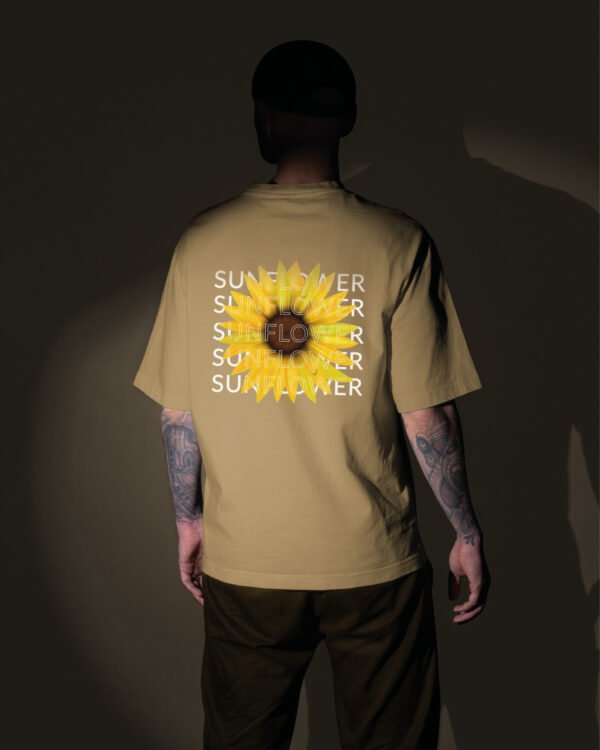 Luźna koszulka męska <br>Sunflower Vibes