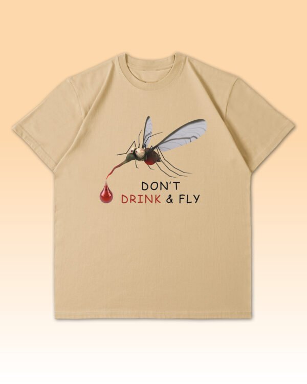 Luźna koszulka męska <br>Don't Drink and Fly