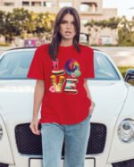 Luźna koszulka damska <br>Love in Full Color