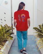 Luźna koszulka damska <br>Flower Love