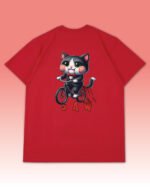 Luźna koszulka damska <br>Saw Cat