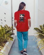 Luźna koszulka damska <br>Saw Cat