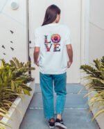 Luźna koszulka damska <br>Flower Love