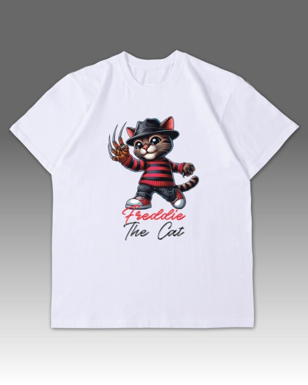 Luźna koszulka męska Freddy the Cat