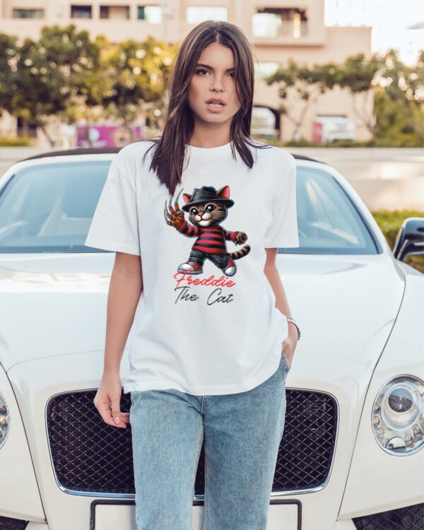 Luźna koszulka damska <br>Freddy the Cat