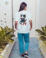 Luźna koszulka damska <br>Saw Cat