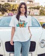 Luźna koszulka damska <br>Choose Joy Wzbij się jak Motyl