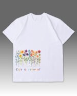 Luźna koszulka męska <br>Life is Colorful