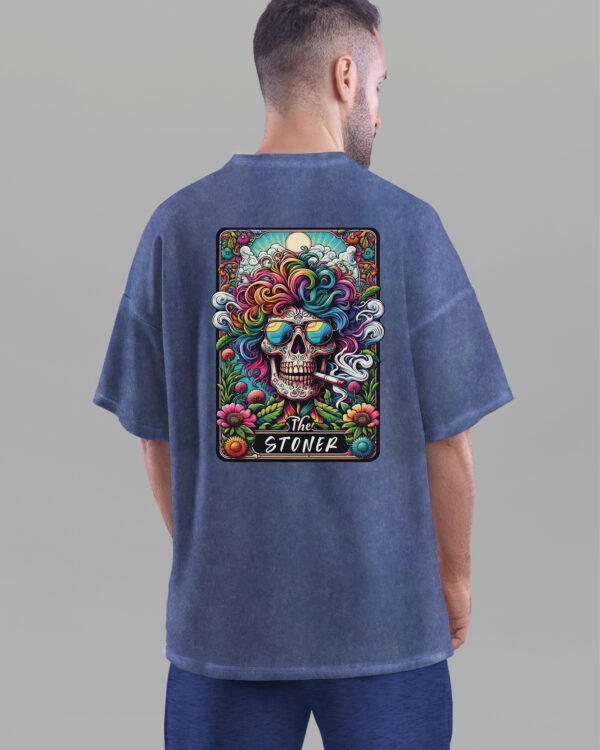 Męska koszulka oversize <br>The Stoner - efekt sprania