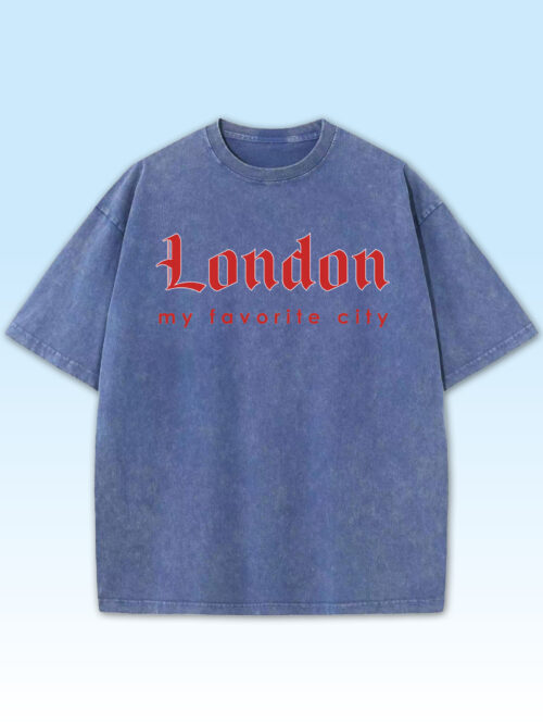 Damska koszulka oversize London Męska koszulka oversize London