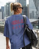 Damska koszulka oversize <br>Call Me Maybe - efekt sprania