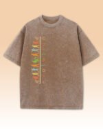 Damska koszulka oversize <br>Evolution - efekt sprania