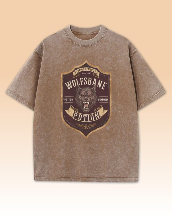 Damska koszulka oversize Wolfsbane Potion Męska koszulka oversize Wolfsbane Potion