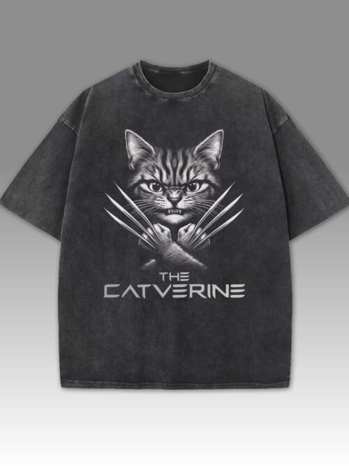 Męska koszulka oversize The Catverine