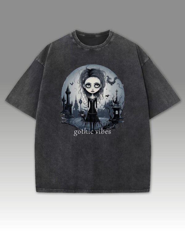 Damska koszulka oversize Gothic vibes, Męska koszulka oversize Gothic vibes