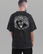 TL TS OLD CAR DTG 0438 B MEN Męska koszulka oversize <br>Free Your Beast - efekt sprania