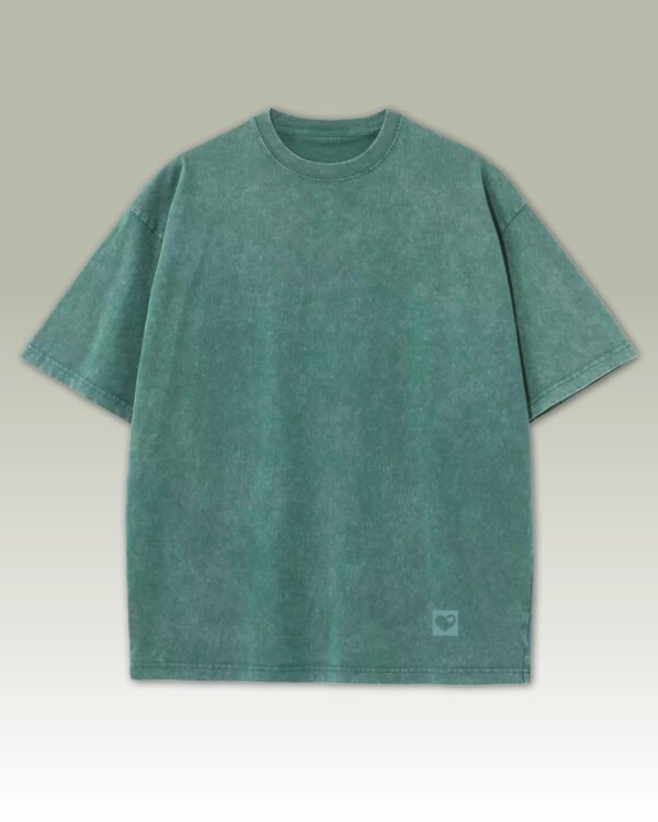 Męska koszulka oversize <br>Sunflower - efekt sprania