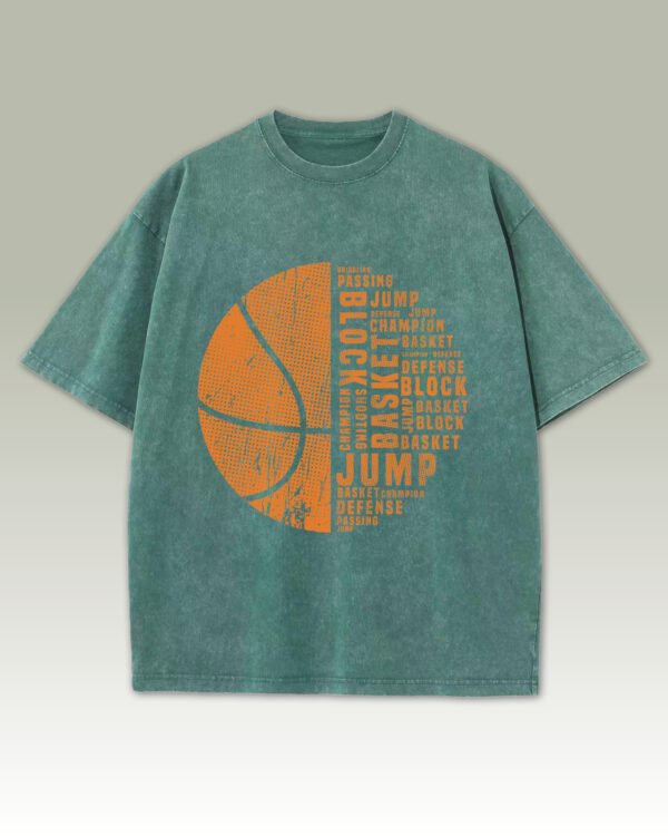 Damska koszulka oversize Basketball Passion Męska koszulka oversize Basketball Passion