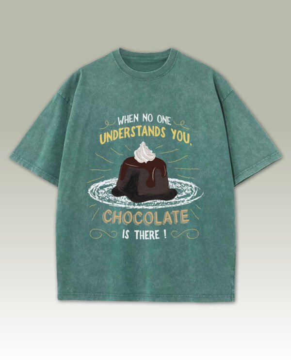 Damska koszulka oversize Chocolate Always Męska koszulka oversize Chocolate Always