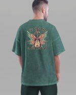Męska koszulka oversize <br>One Drink Away - efekt sprania