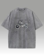 Damska koszulka oversize Klasyczny Motocykl Męska koszulka oversize Klasyczny Motocykl
