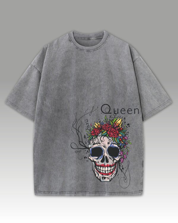 Damska koszulka oversize Queen Skull Męska koszulka oversize Queen Skull