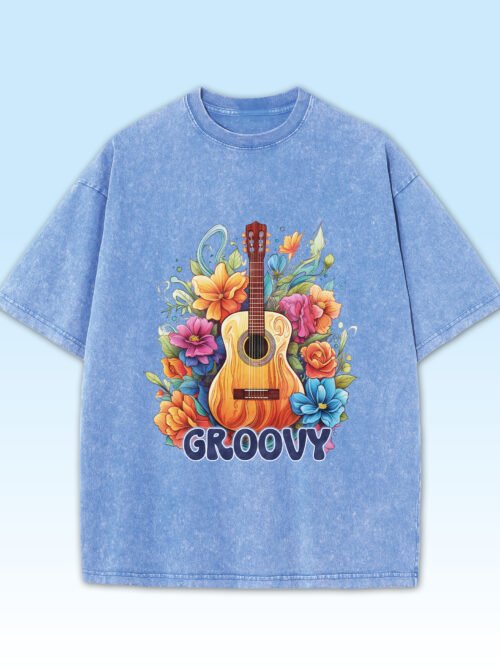 Damska koszulka oversize Groovy, Męska koszulka oversize Groovy