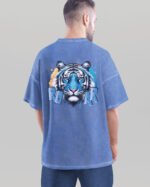 Męska koszulka oversize <br>ROAR - efekt sprania