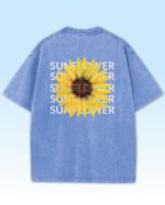 Damska koszulka oversize Sunflower