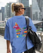 Damska koszulka oversize <br>Broken Pinata - efekt sprania