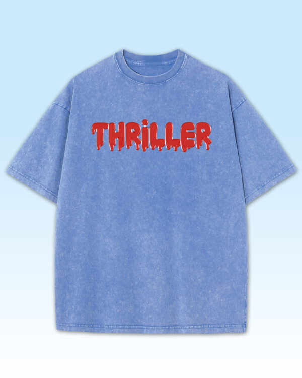 TL TS OLD HEA DTG 0637 A Damska koszulka oversize Thriller Męska koszulka oversize Thriller