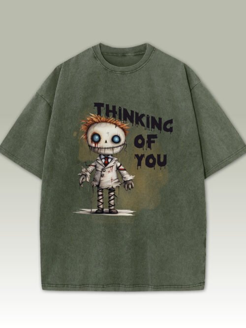 Damska koszulka oversize Thinking of You