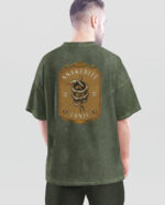 TL TS OLD KHA DTG 0653 B MEN Męska koszulka oversize <br>Snakebite Tonic - efekt sprania