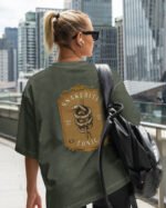 Damska koszulka oversize <br>Snakebite Tonic - efekt sprania