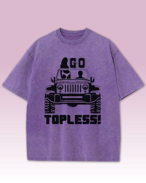 Męska koszulka oversize Go Topless