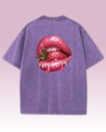Damska koszulka oversize Very Berry