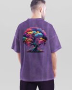 Męska koszulka oversize <br>Kolory Natury - efekt sprania
