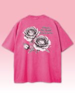 Męska koszulka oversize Wild Roses