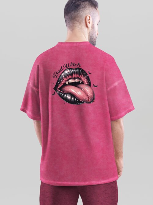 Męska koszulka oversize Bad Witch