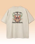 Damska koszulka oversize <br>One Drink Away - efekt sprania