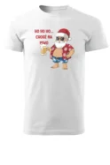 Świąteczna Koszulka “Ho Ho Ho… Chodź na Piwo – Mikołaj” – Unisex