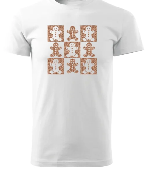 Świąteczna Koszulka “Piernikowe Wzory” – Unisex
