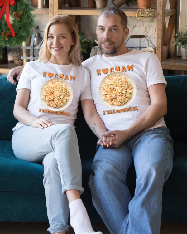 Świąteczna Koszulka “Kocham Sałatkę Jarzynową z Wzajemnością" – Unisex